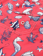 Traje de baño fondo mar Rosa