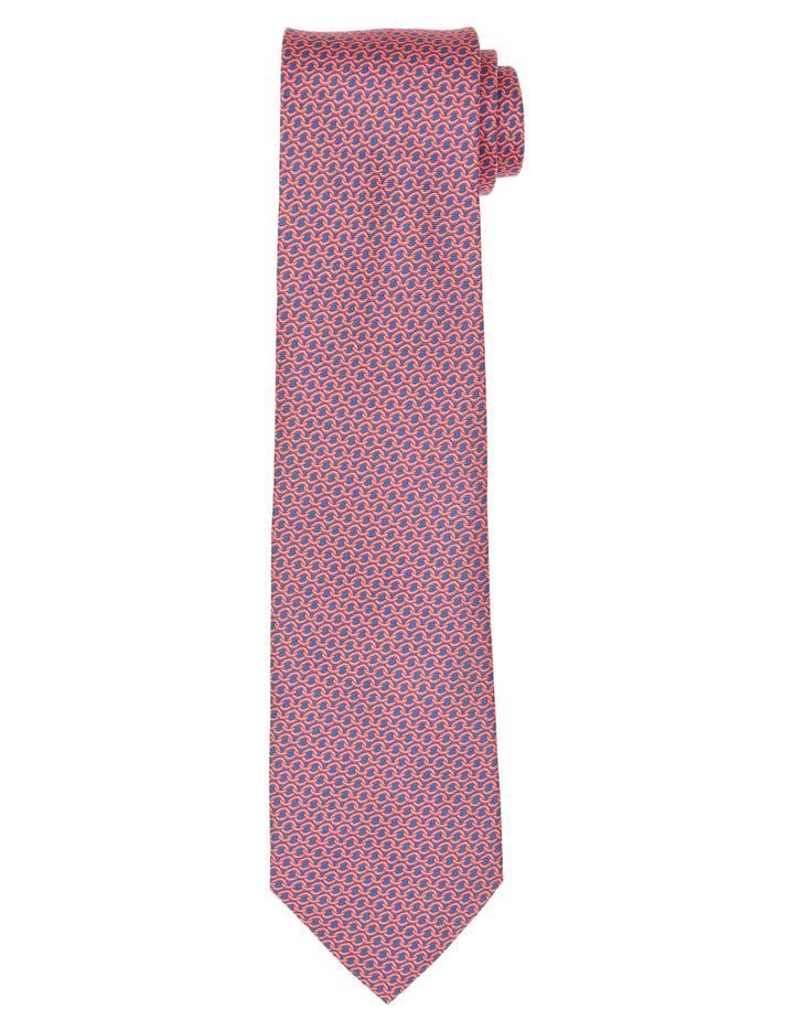Corbata cadenas Azul/rojo