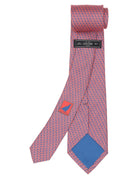 Corbata cadenas Azul/rojo