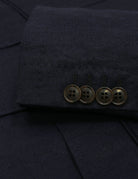 Chaqueta lino espiga Azul oscuro