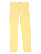 Pantalón lino algodón Amarillo
