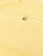 Pantalón lino algodón Amarillo