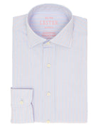 Camisa sport 2 rayas Azul/rosa