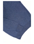 Jersey lana pico Azul medio