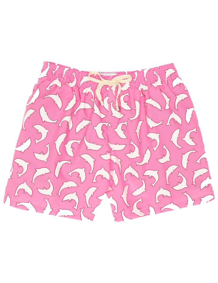 Traje de baño delfines Rosa