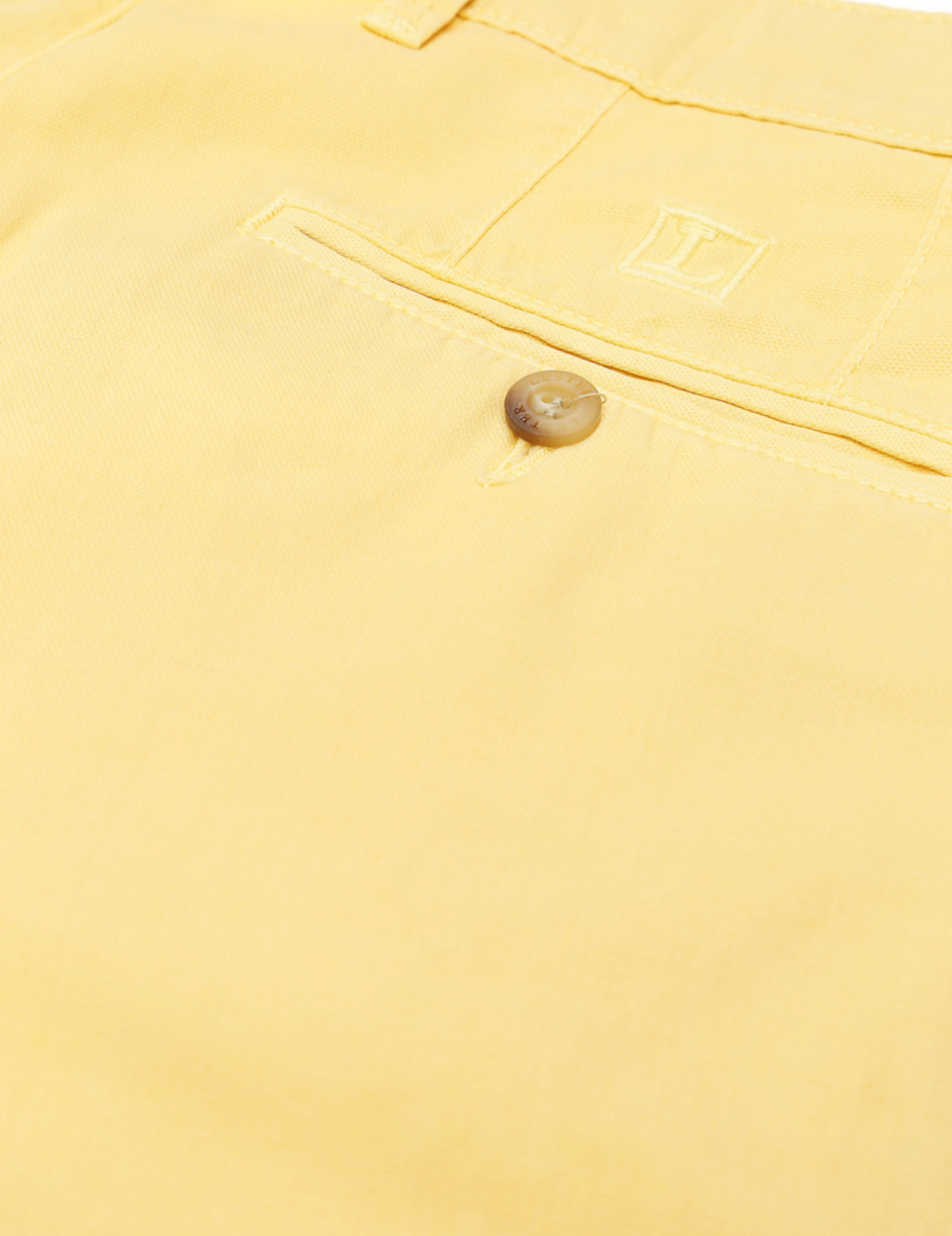 Bermuda lino algodón Amarillo