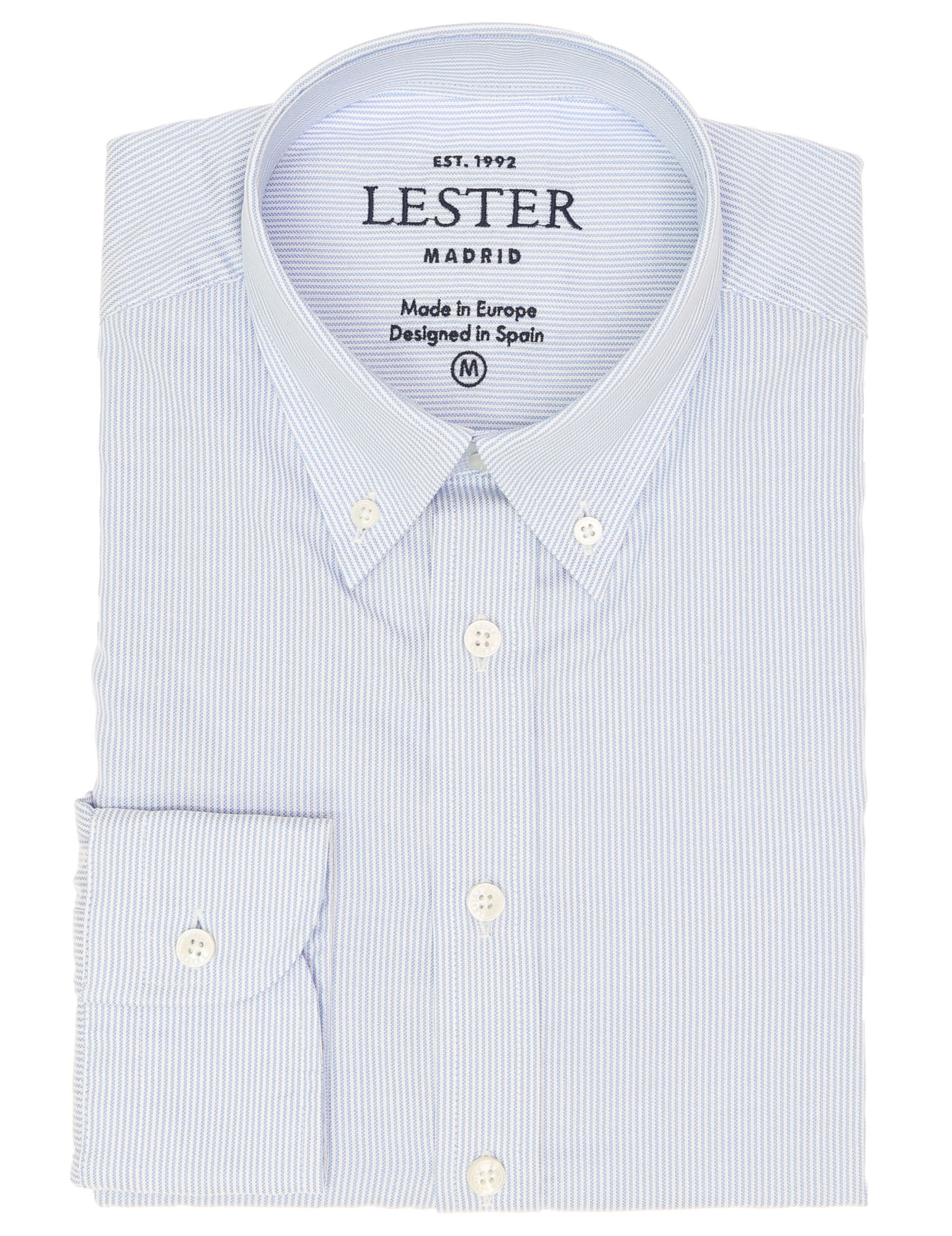 Camisa sport oxford raya Azul