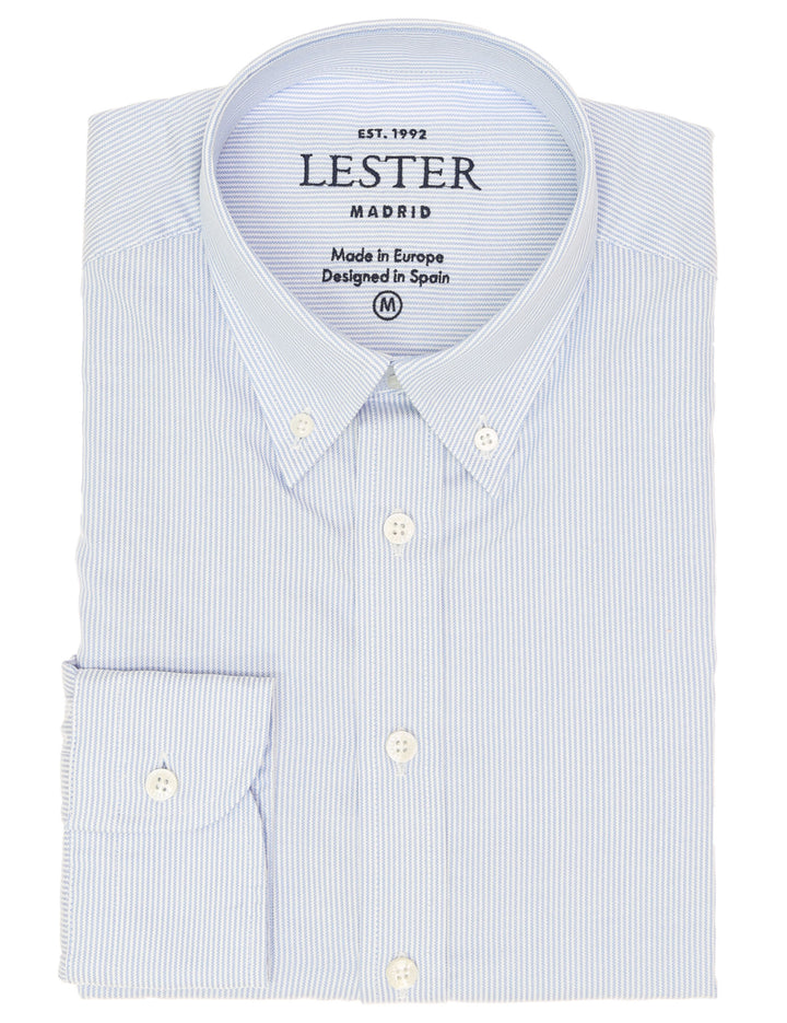 Camisa sport oxford raya Azul