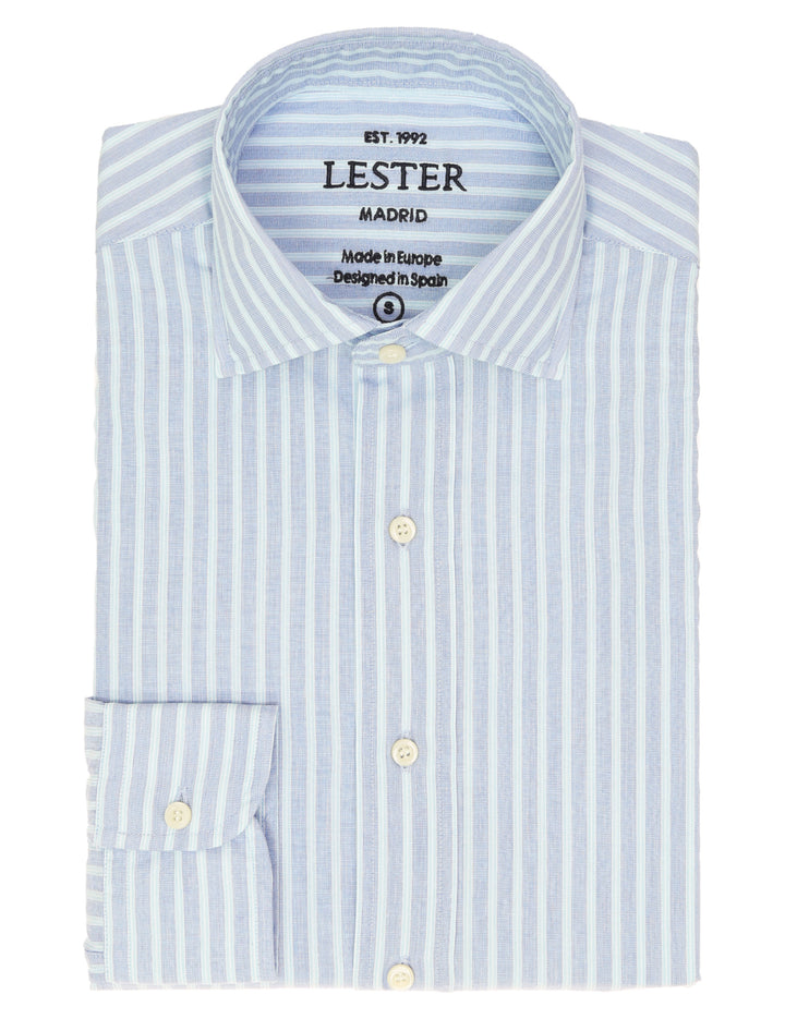 Camisa sport raya interior Azul/azul