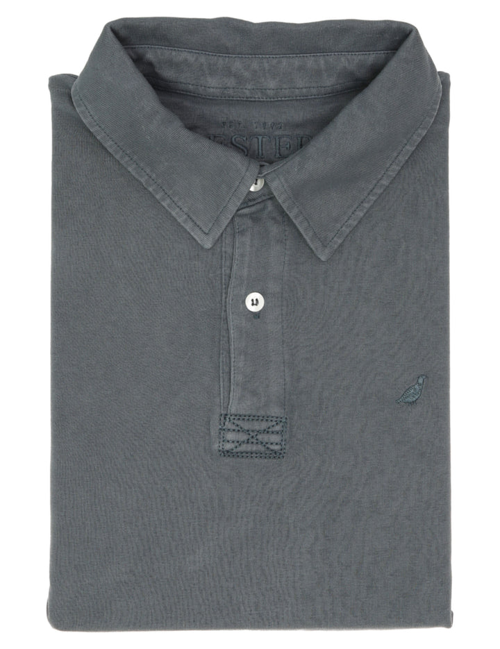 Polo jersey manga larga Azul oscuro