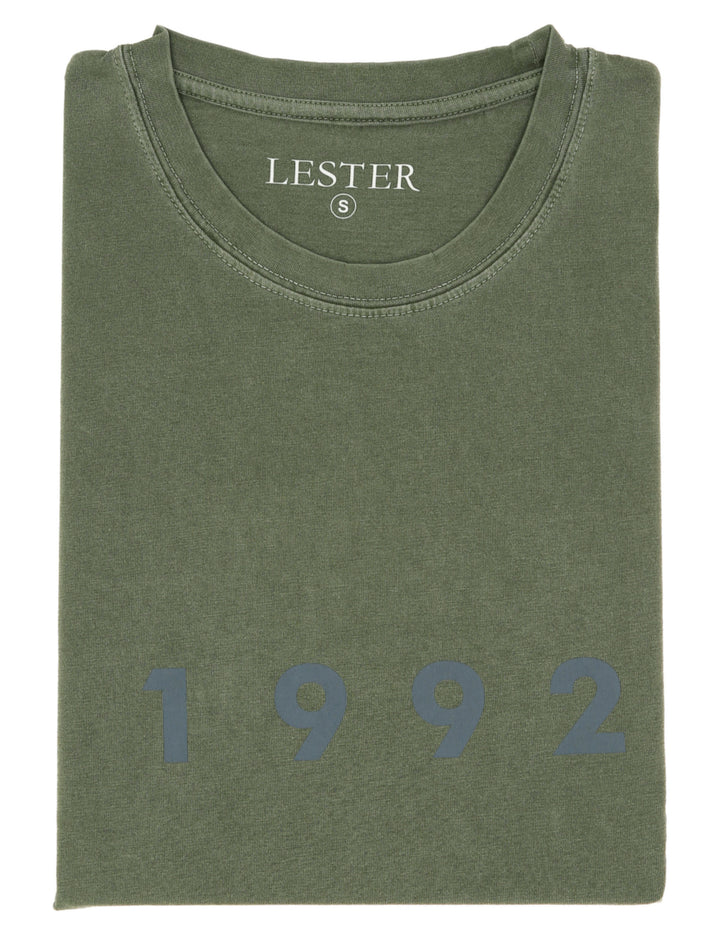 Camiseta lavada 1992 Verde