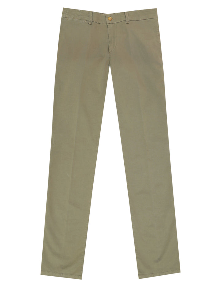 Pantalón gabardina elastan s/p Verde