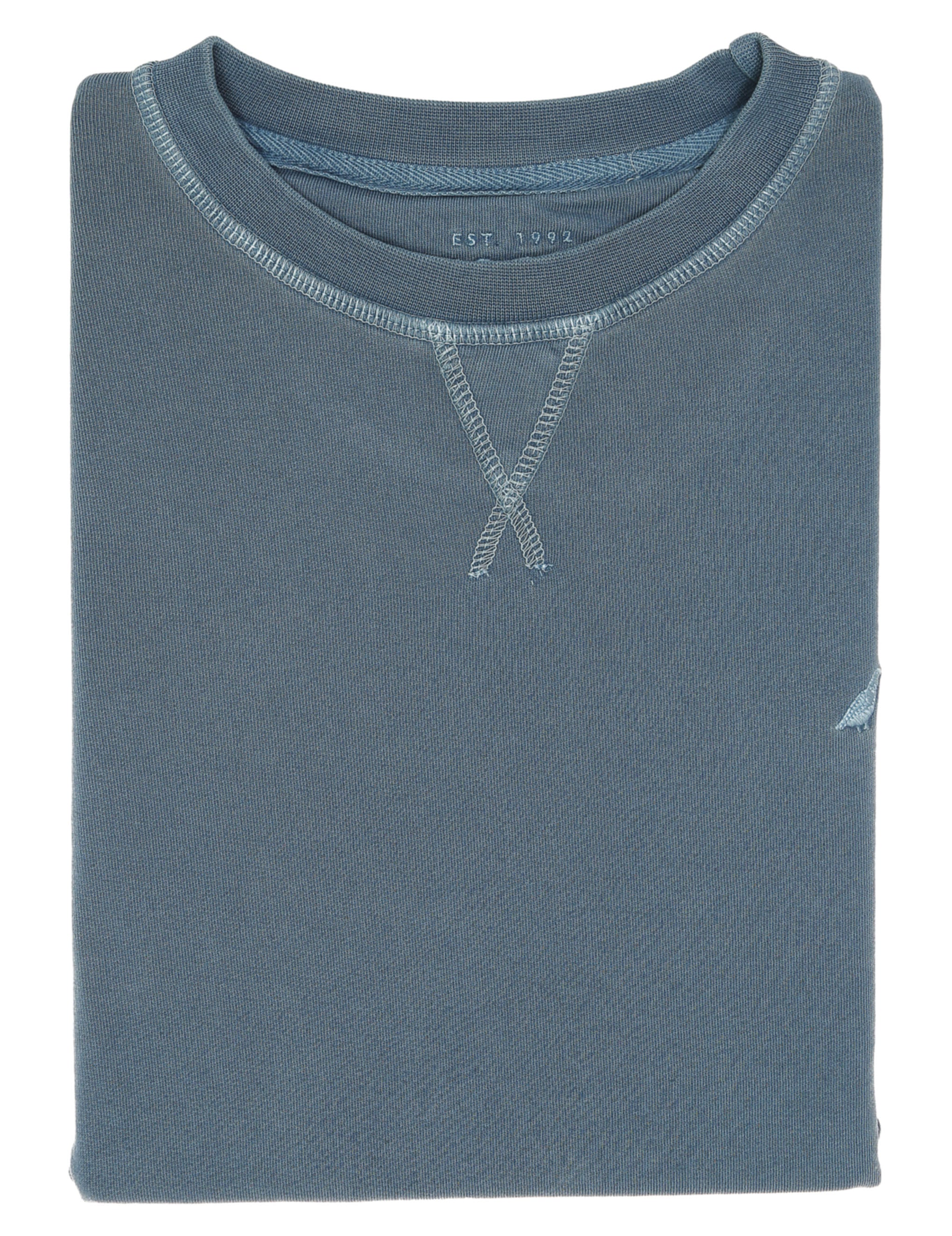 Sudadera lavada perdiz Azul oscuro