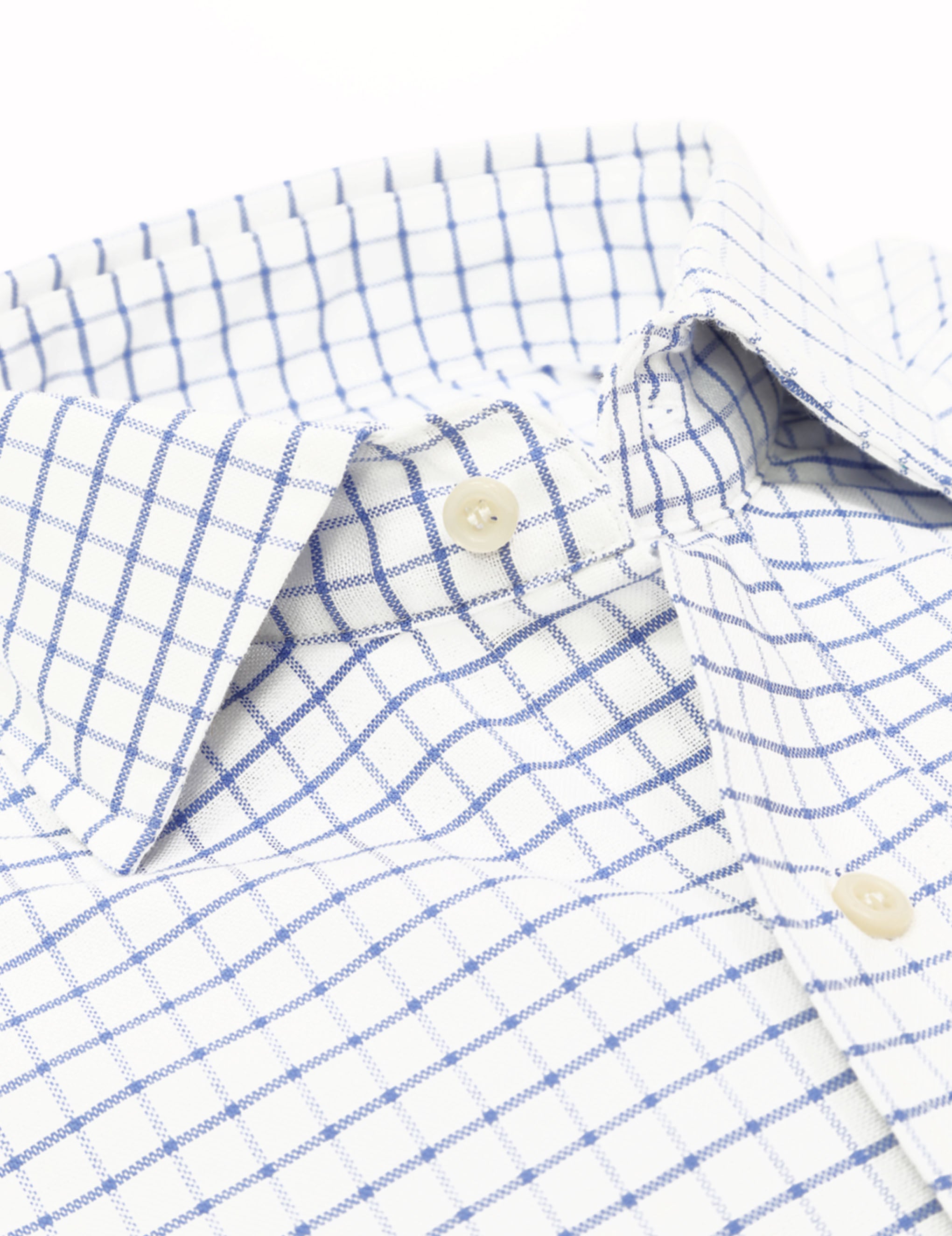 Camisa sport oxford cuadro Azul