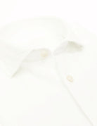 Camisa lino lisa lavada Blanco