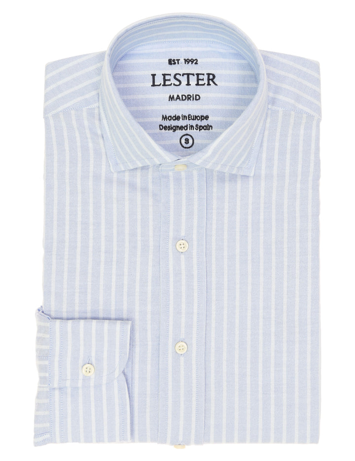Camisa sport oxford raya Azul/azul claro