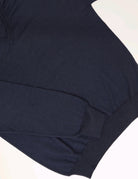 Jersey pico algodón cashmere Azul oscuro