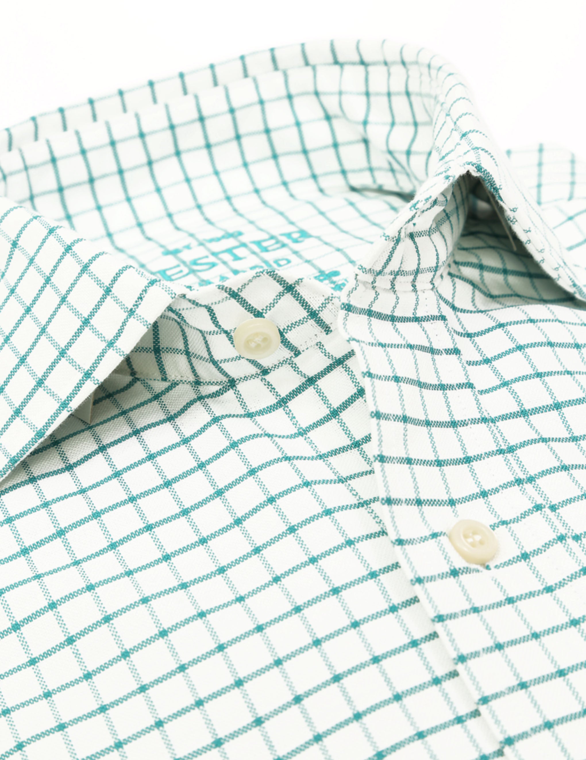Camisa sport oxford cuadro Verde