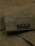 Chaqueta lino ojo de perdiz Verde