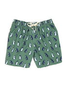Traje de baño pinguino Verde