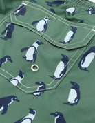 Traje de baño pinguino Verde