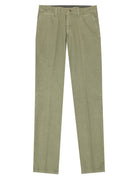 Pantalón lino algodón Verde