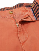 Pantalón lino algodón Rojo