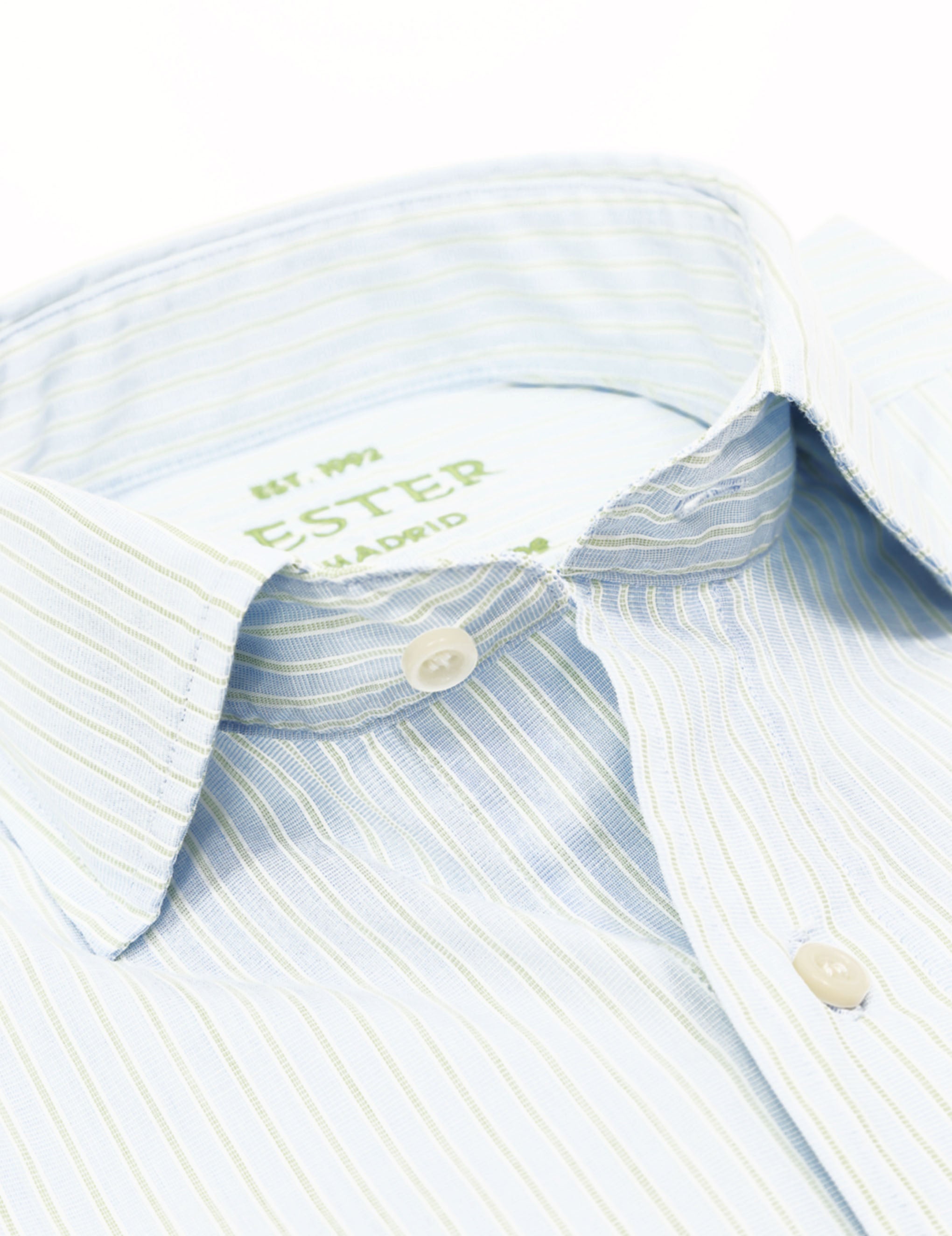 Camisa sport raya fina Azul/verde