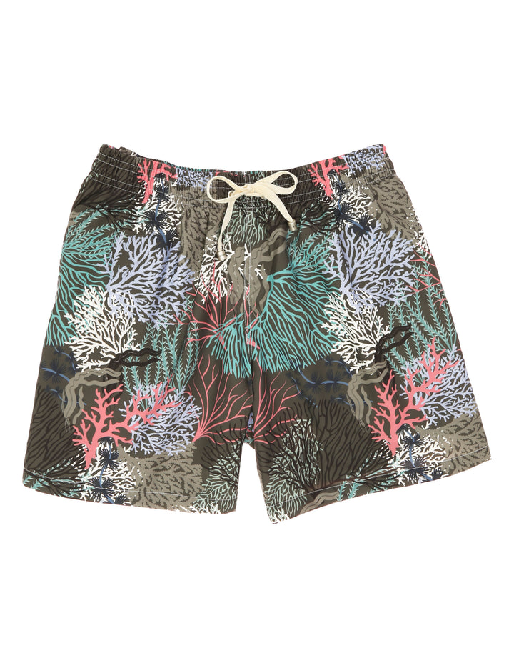 Traje de baño corales Verde