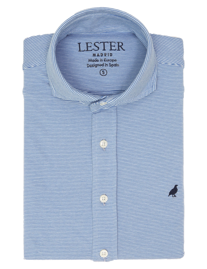 Camisa jersey mil rayas Azul