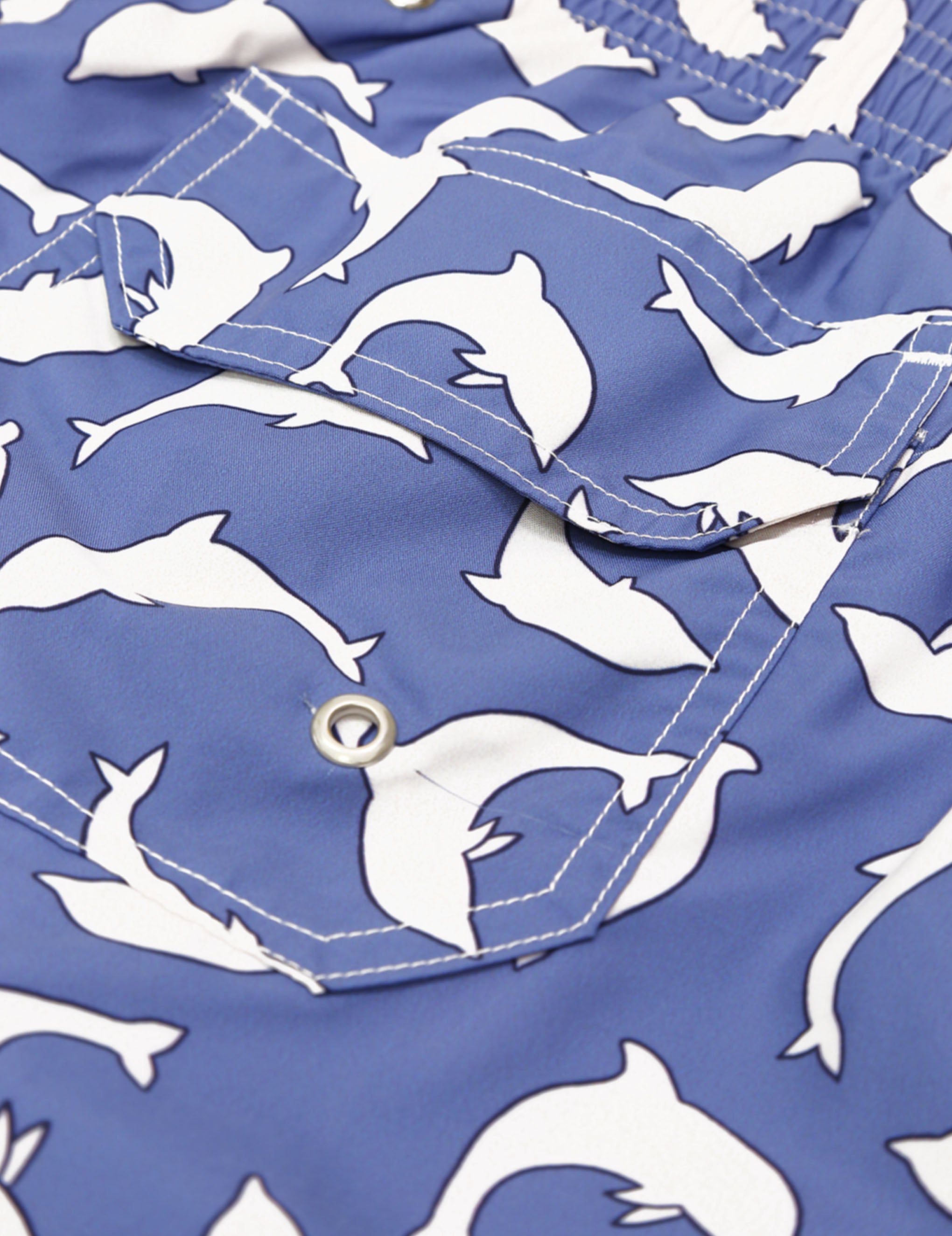 Traje de baño delfines Azul