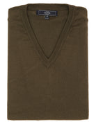 Jersey pico algodón cashmere Verde