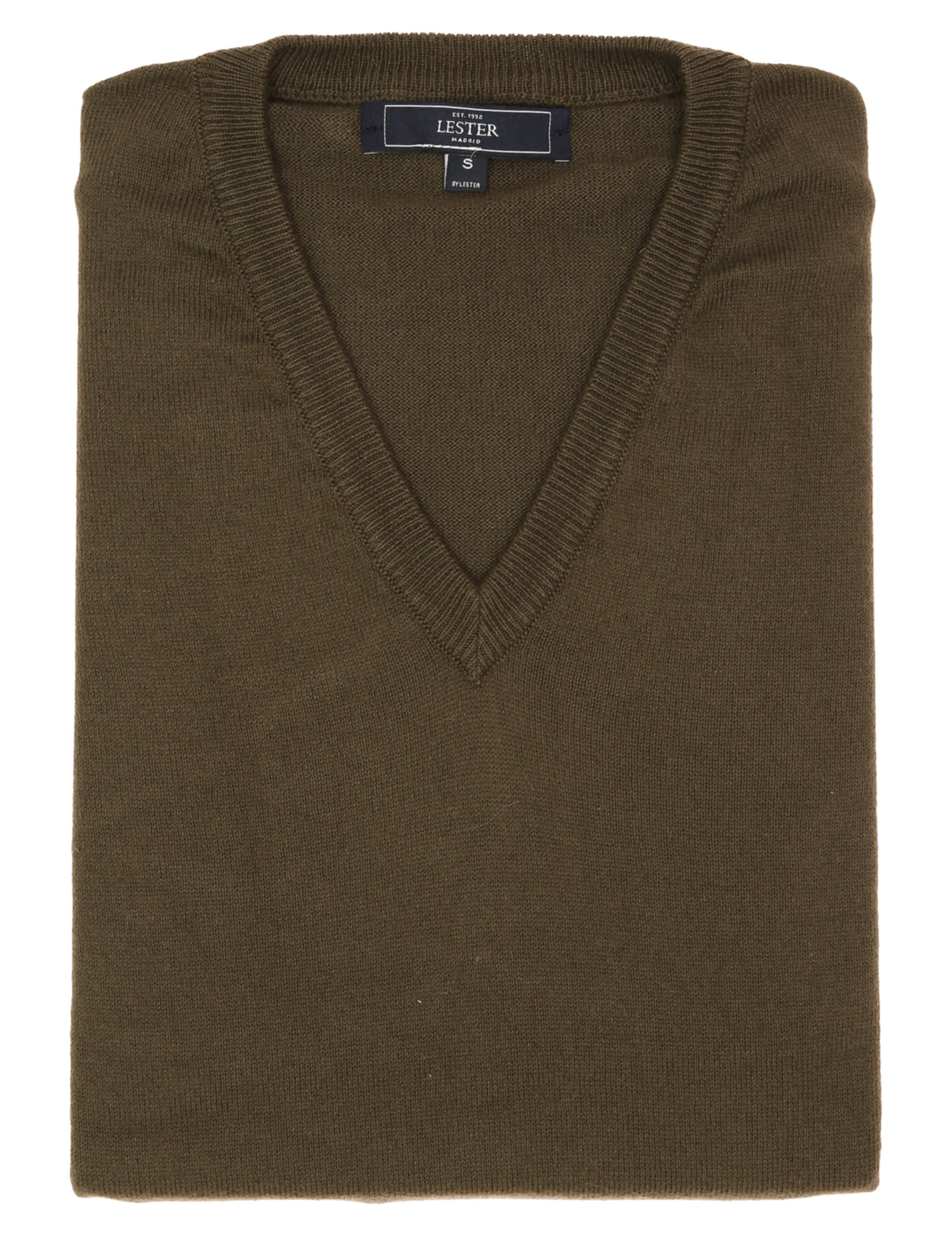 Jersey pico algodón cashmere Verde