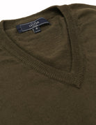 Jersey pico algodón cashmere Verde