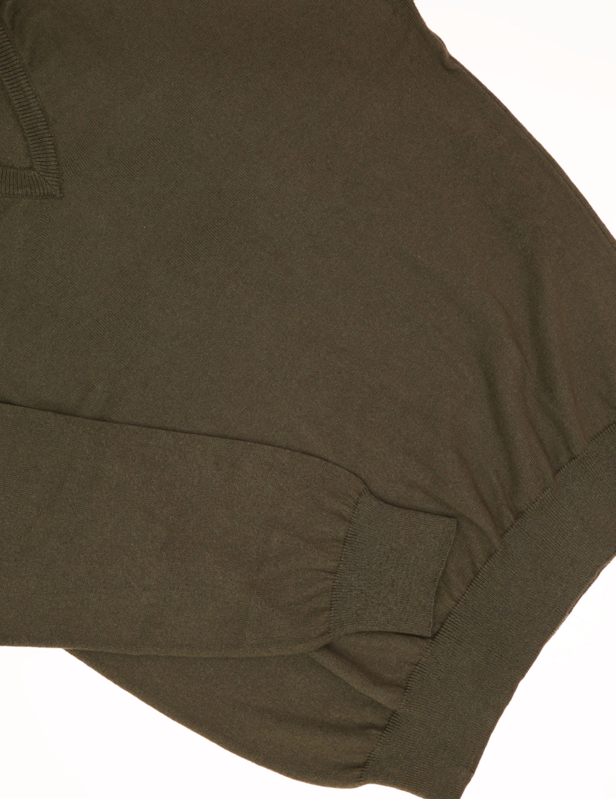 Jersey pico algodón cashmere Verde