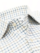 Camisa sport viela cuadro medio Azul/beige