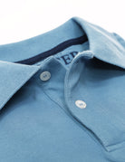 Polo pique manga corta Azul medio