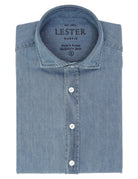 Camisa sport denim Azul