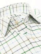 Camisa sport viela cuadro grande Azul/verde