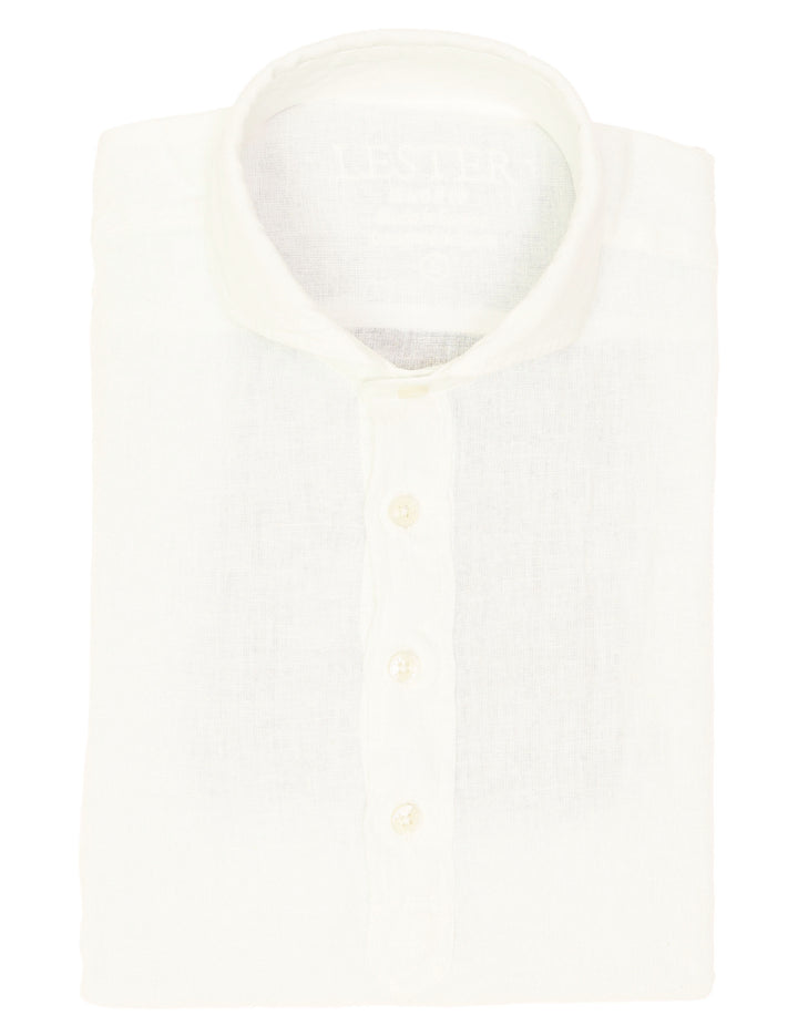 Polera lino Blanco