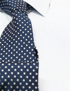 Camisa vestir raya blanca p.d Azul