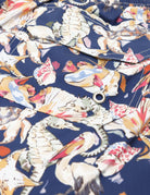 Traje de baño pelicanos tortugas Azul