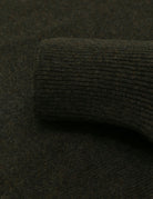 Jersey lana pico Verde oscuro