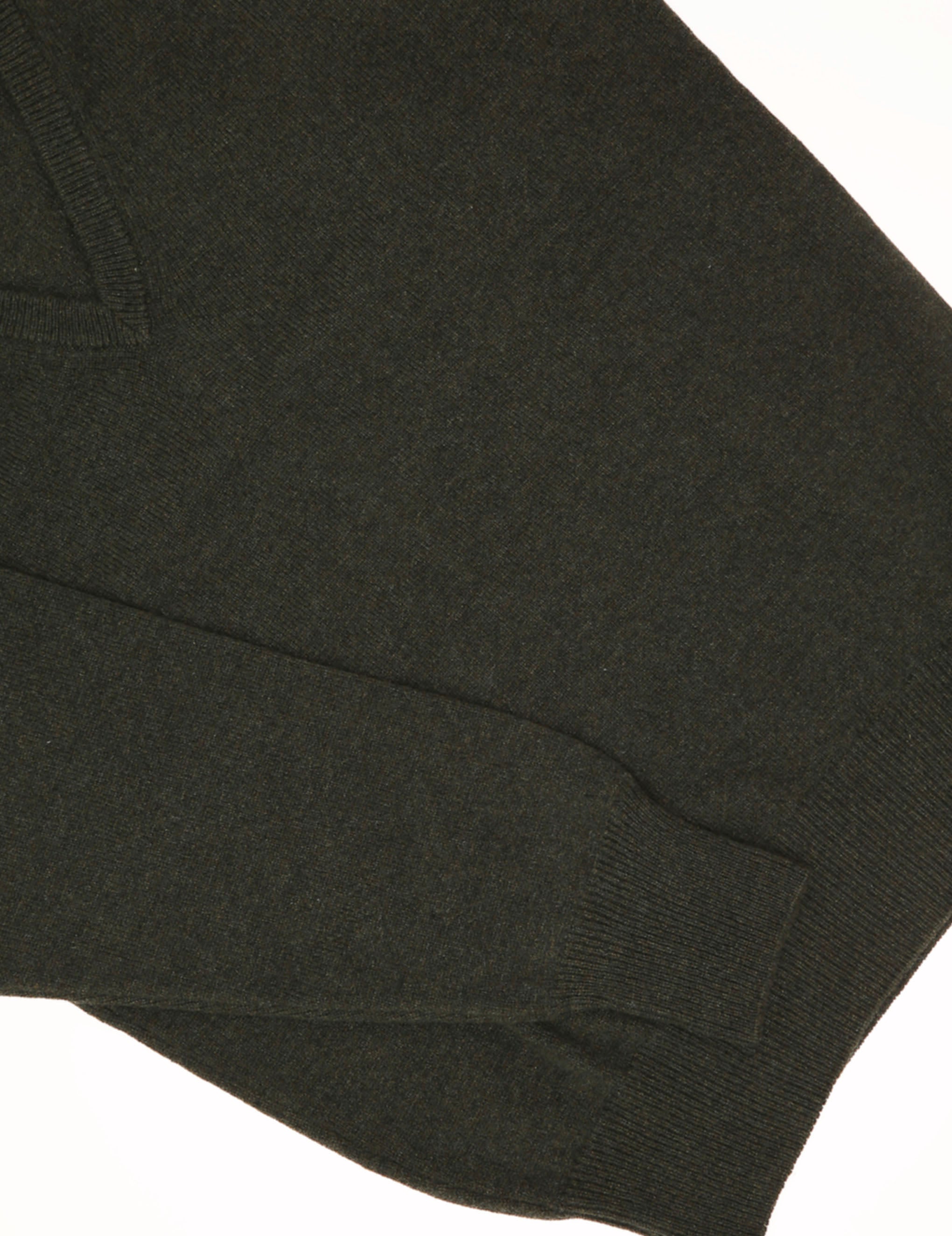 Jersey lana pico Verde oscuro