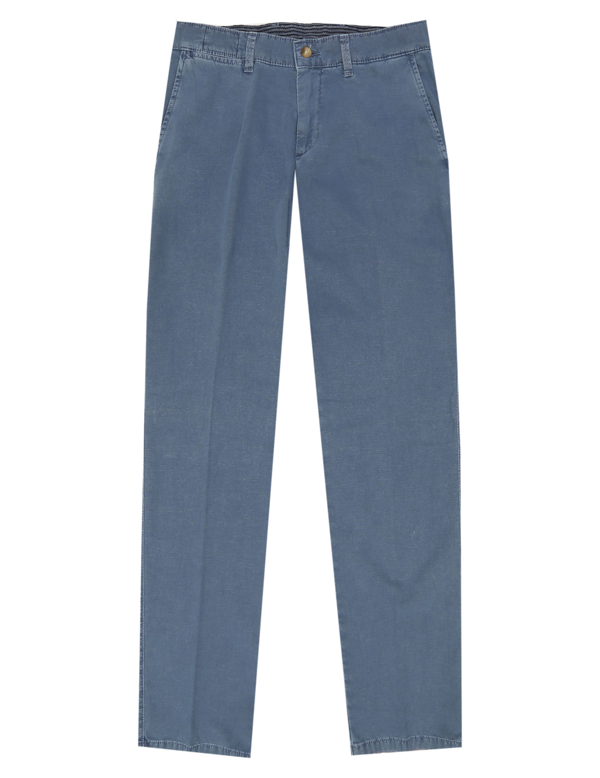 Pantalón lino algodón Azul oscuro