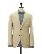 Chaqueta lino lavada Beige