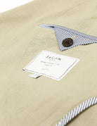 Chaqueta lino lavada Beige