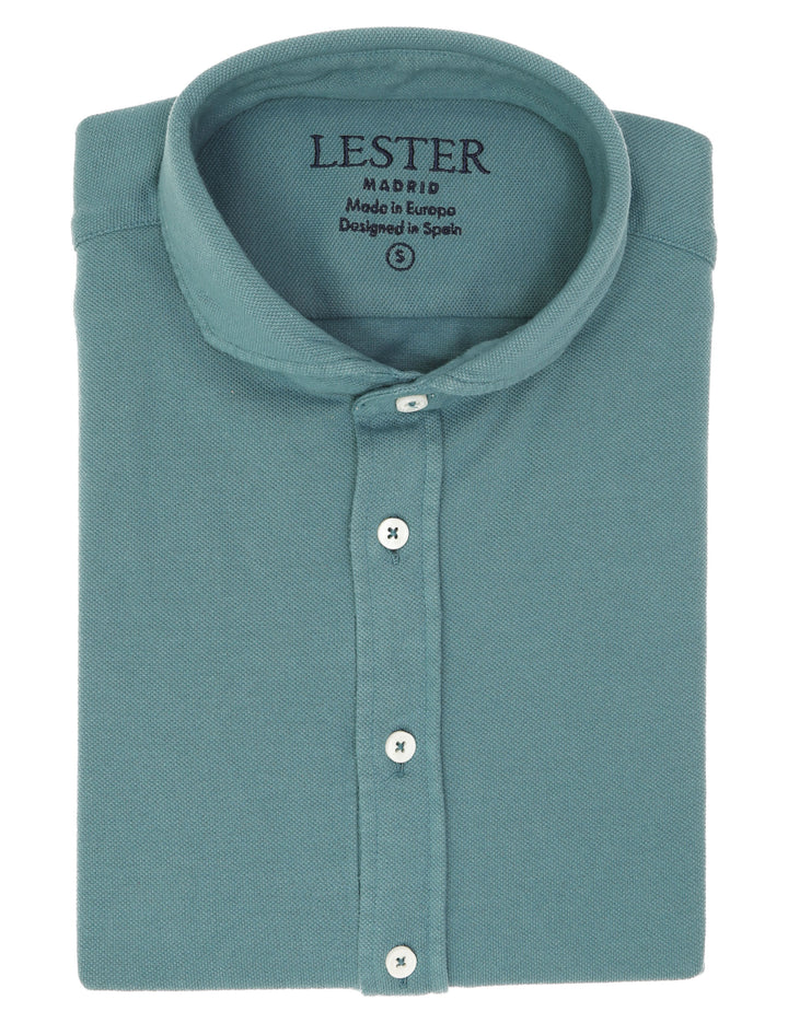 Camisa pique malla Verde