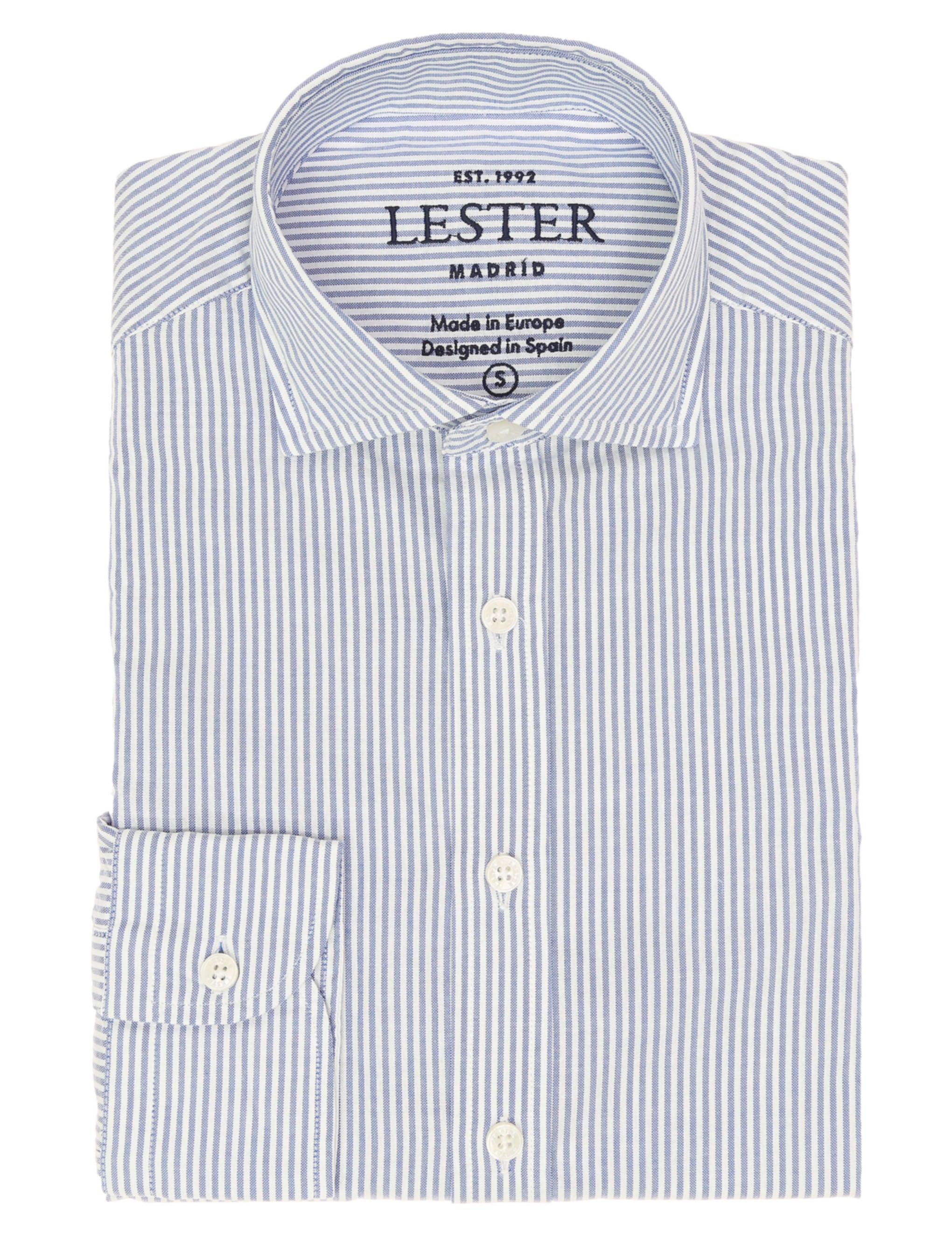 Camisa oxford raya Azul