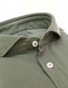 Camisa pique malla Kaki